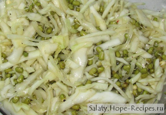 Рецепт приготовления салата из капусты