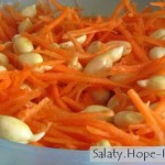 Салат из моркови с арахисом