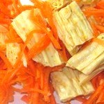 Салат из соевой спаржи с морковью